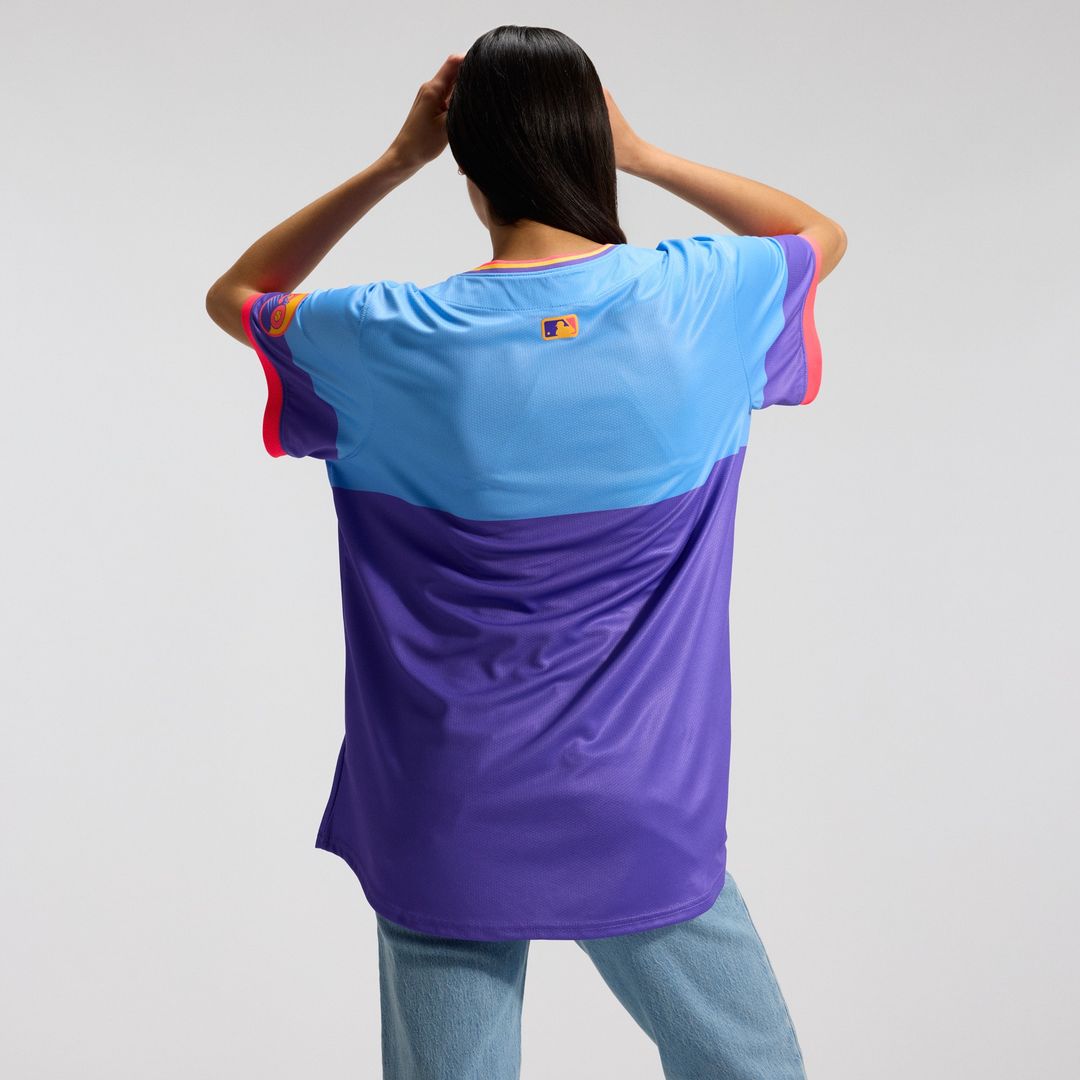Colorado Rockies Nike Women's 2025 City Connect Limited Jersey - Purple/Light Blue Team Jersey Sports Fan Apparel