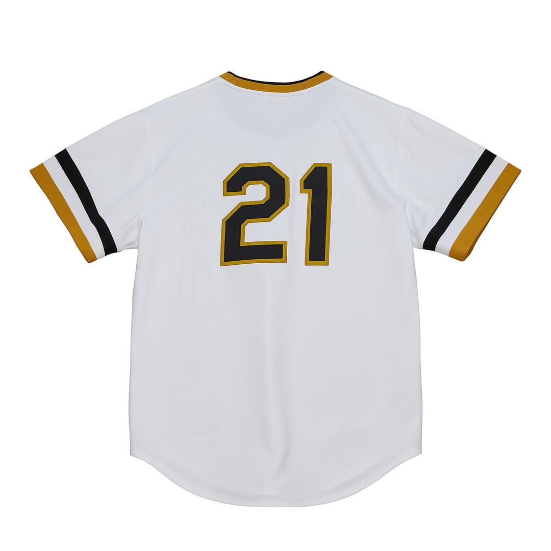 Pittsburgh Pirates Roberto Clemente Mitchell & Ness Cooperstown Authentic Jersey - White Team Jersey Sports Fan Apparel