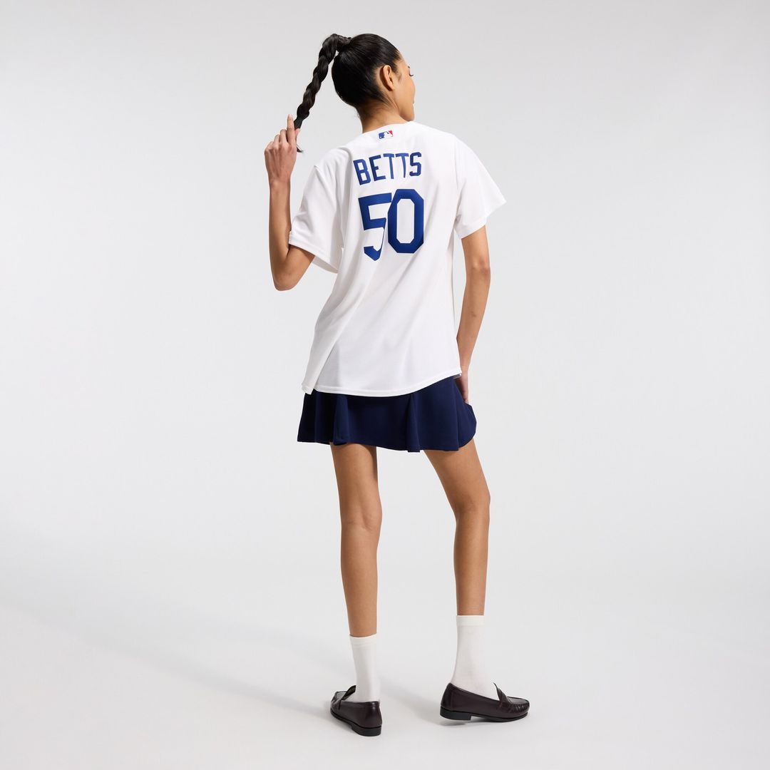 Los Angeles Dodgers Mookie Betts Nike Women's Home Stadium Jersey - White Team Jersey Sports Fan Apparel