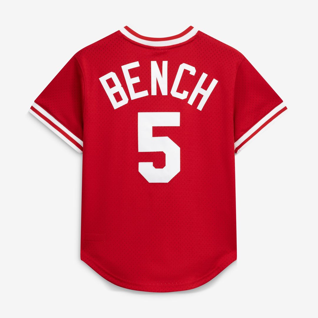 Cincinnati Reds Johnny Bench Mitchell & Ness Authentic Batting Practice Jersey - Scarlet Team Jersey Sports Fan Apparel