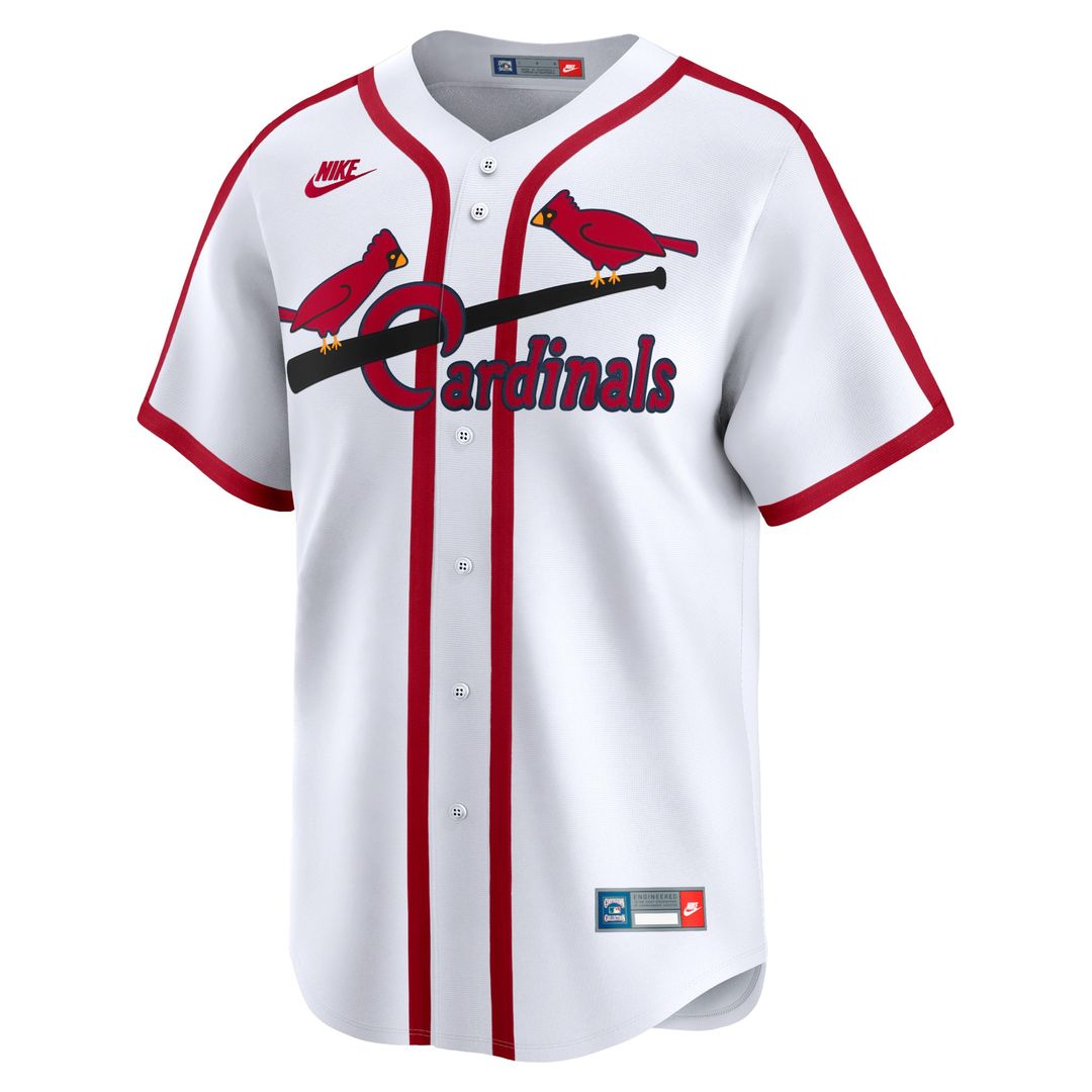 St. Louis Cardinals Nike Cooperstown Limited Jersey - White Team Jersey Sports Fan Apparel