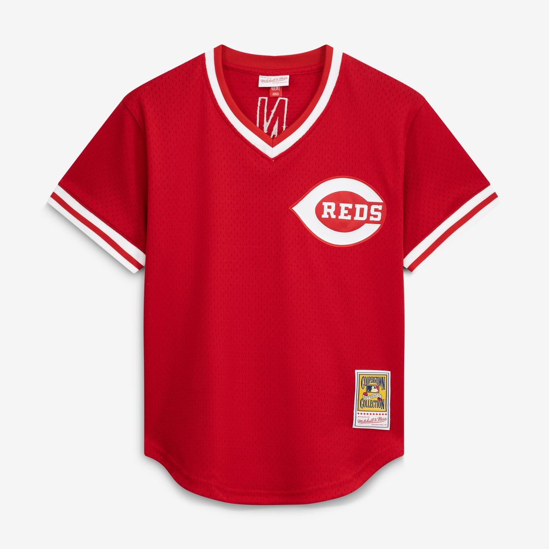 Cincinnati Reds Johnny Bench Mitchell & Ness Authentic Batting Practice Jersey - Scarlet Team Jersey Sports Fan Apparel
