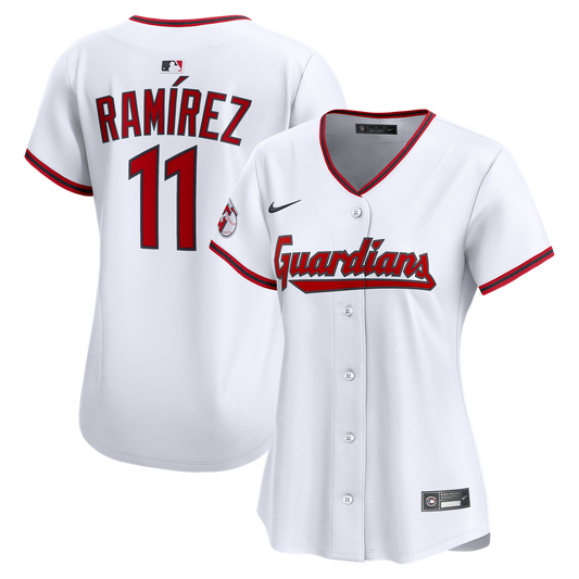 Cleveland Guardians José Ramírez Nike Women's Home Limited Player Jersey - White Team Jersey Sports Fan Apparel