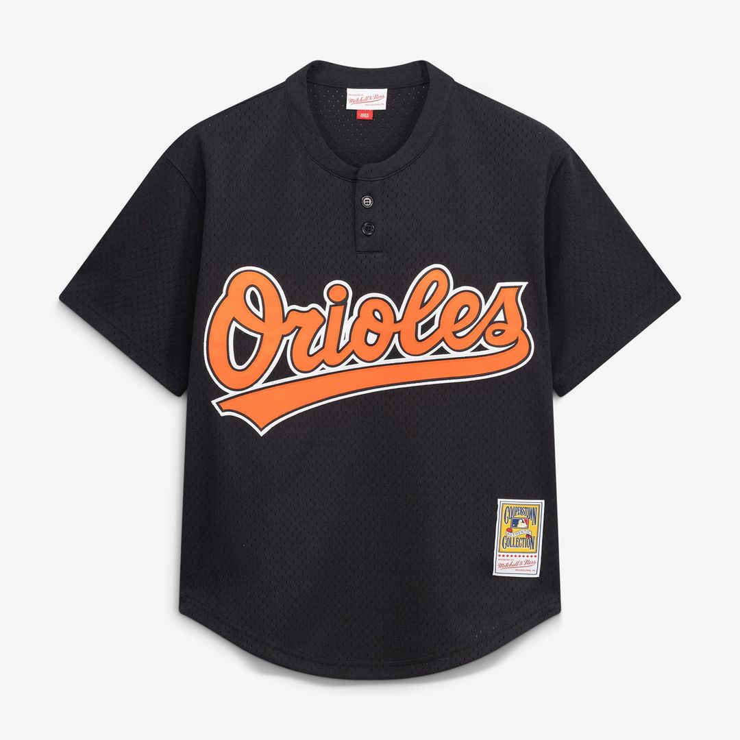 Baltimore Orioles Cal Ripken Jr. Mitchell & Ness Authentic Batting Practice Jersey - Black Team Jersey Sports Fan Apparel
