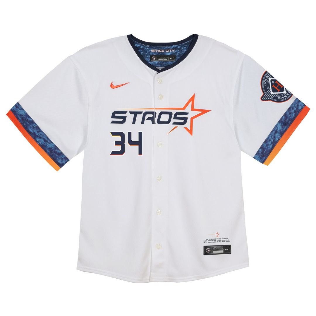 Houston Astros Nolan Ryan Nike Toddler City Connect 2025 Limited Jersey - White Team Jersey Sports Fan Apparel