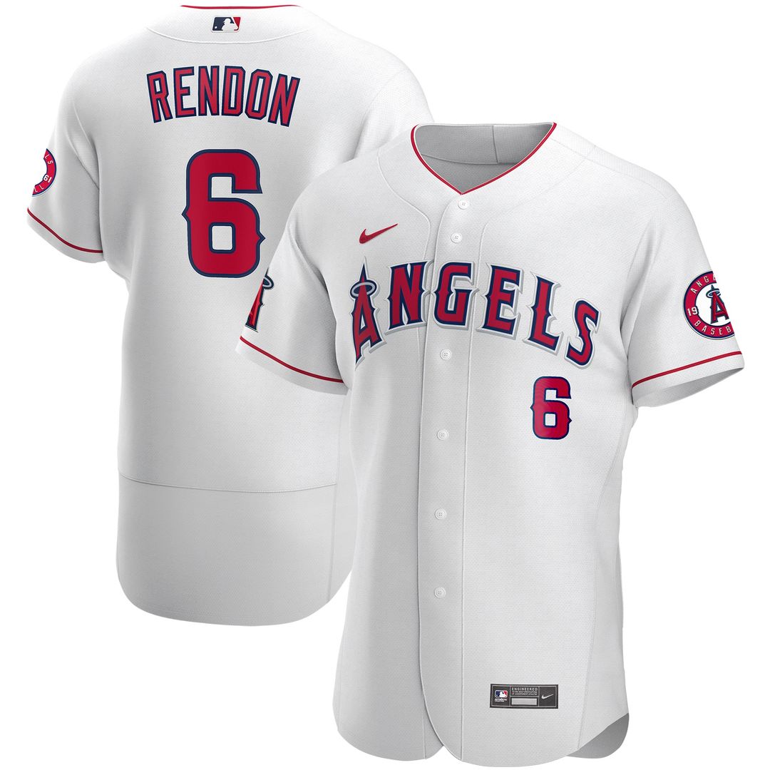 Los Angeles Angels Anthony Rendon Nike Authentic Player Jersey - White Team Jersey Sports Fan Apparel