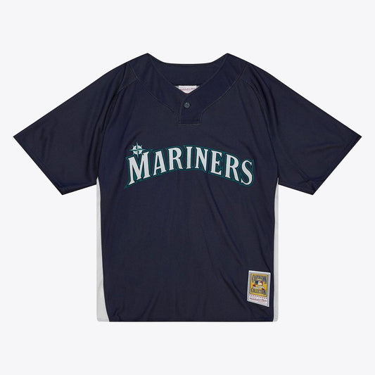 Seattle Mariners Ichiro Suzuki Mitchell & Ness Big & Tall Cooperstown Mesh Batting Practice Jersey - Navy Team Jersey Sports Fan Apparel