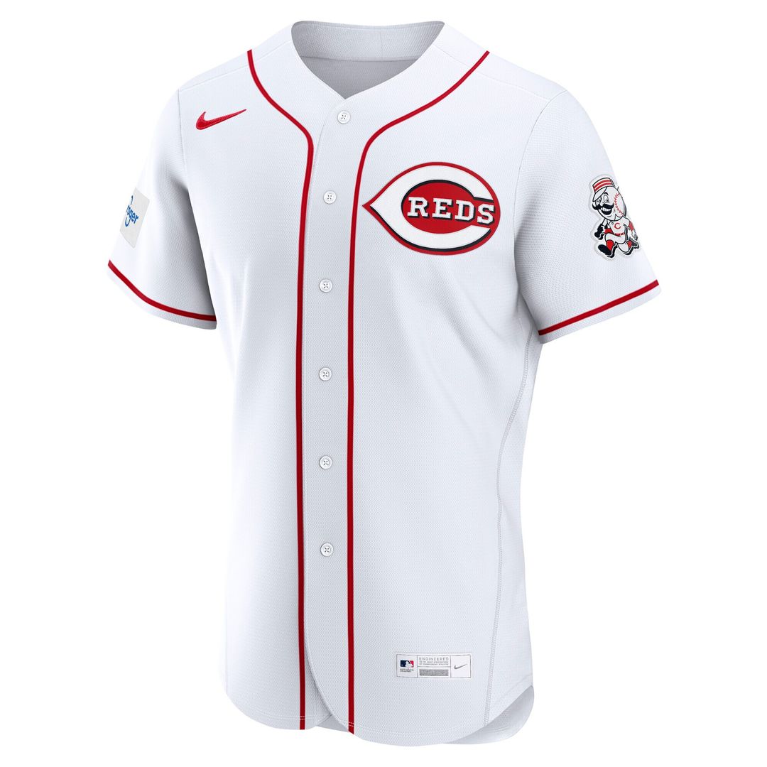 Cincinnati Reds Nike Home Authentic Jersey - White Team Jersey Sports Fan Apparel