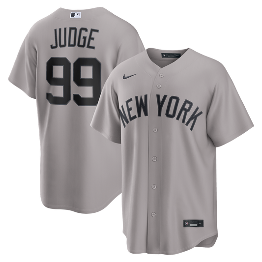 New York Yankees Aaron Judge Nike Road Replica Jersey - Gray Team Jersey Sports Fan Apparel