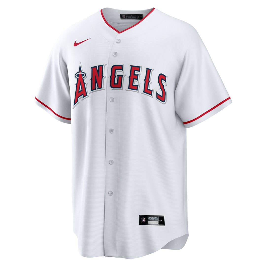 Los Angeles Angels Nike Home Blank Replica Jersey - White Team Jersey Sports Fan Apparel