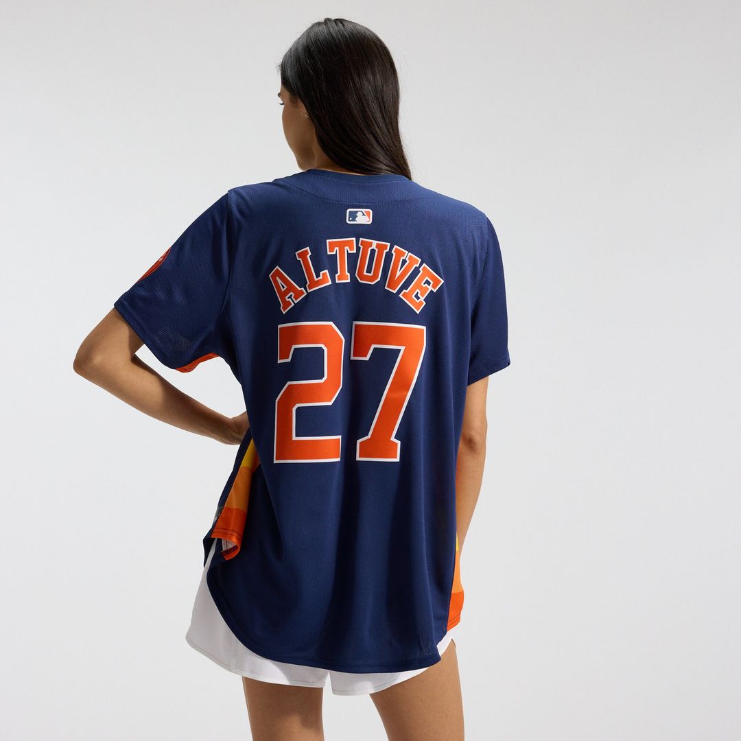 Houston Astros Jose Altuve Nike Women's Alternate Limited Player Jersey - Navy Team Jersey Sports Fan Apparel