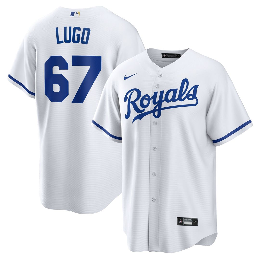 Kansas City Royals Seth Lugo Nike Home Replica Jersey - White Team Jersey Sports Fan Apparel