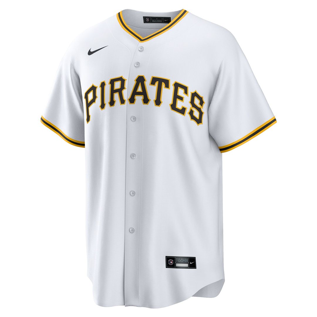Pittsburgh Pirates Joey Bart Nike Home Replica Jersey - White Team Jersey Sports Fan Apparel
