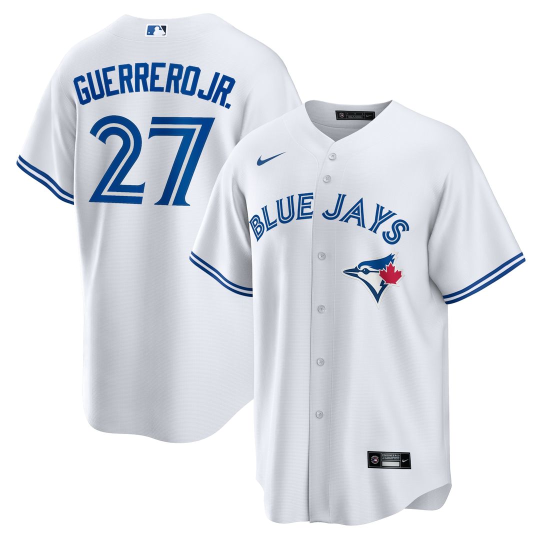 Toronto Blue Jays Vladimir Guerrero Jr. Nike Home Replica Player Name Jersey - White Team Jersey Sports Fan Apparel