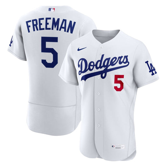 Los Angeles Dodgers Freddie Freeman Nike Home Authentic Jersey - White Team Jersey Sports Fan Apparel