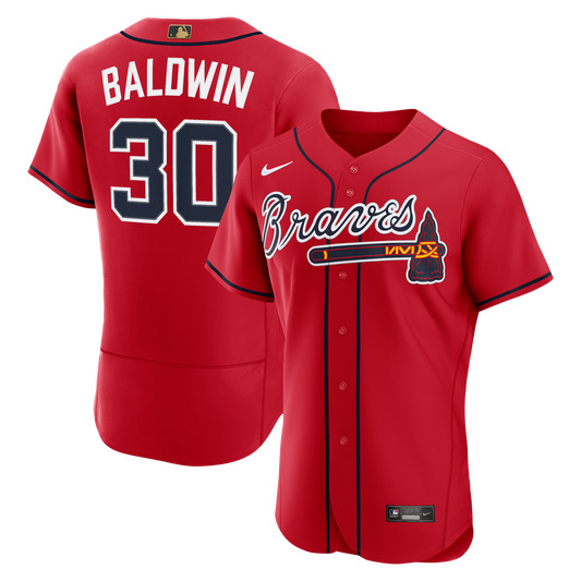 Atlanta Braves Drake Baldwin Nike MLB Awards Authentic Jersey - Red Team Jersey Sports Fan Apparel