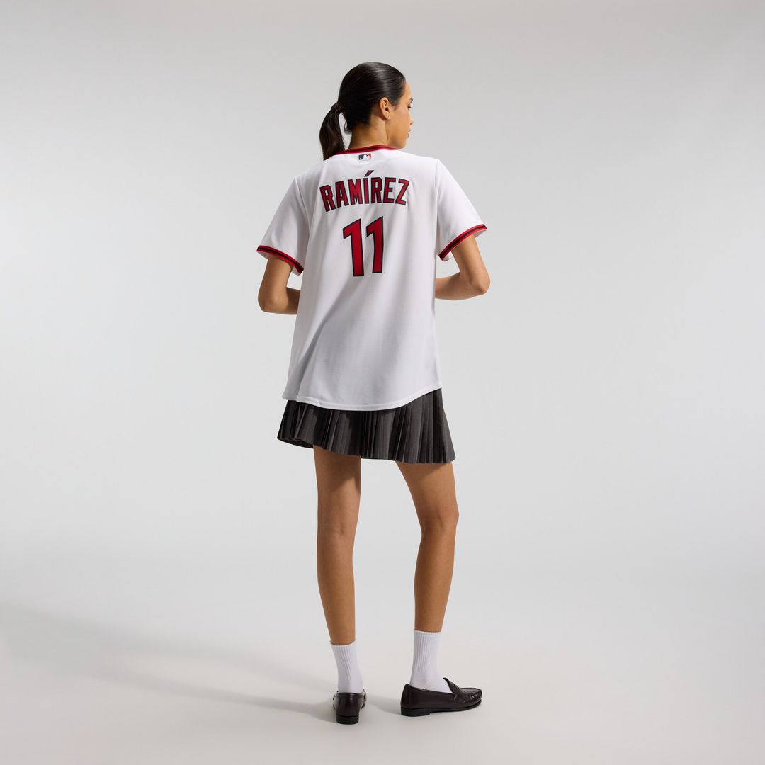 Cleveland Guardians José Ramírez Nike Women's Home Replica Jersey - White Team Jersey Sports Fan Apparel