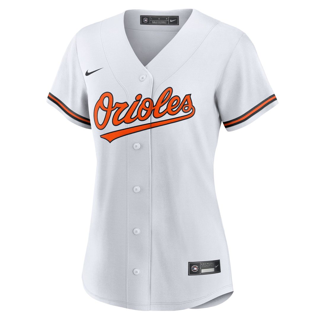 Baltimore Orioles Nike Women's Home Replica Team Jersey - White Team Jersey Sports Fan Apparel