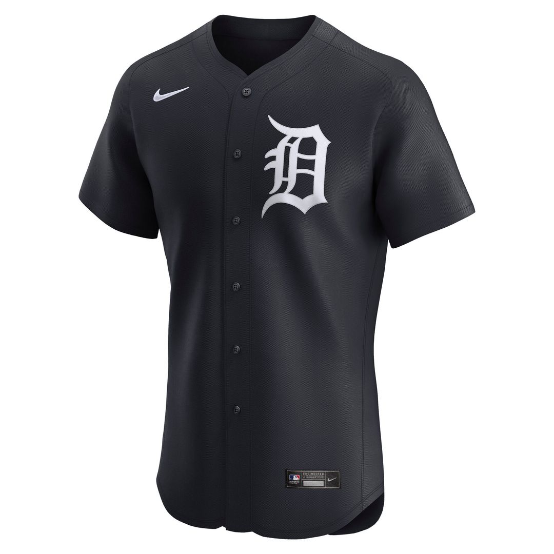 Detroit Tigers Nike Alternate 2 Elite Jersey - Navy Team Jersey Sports Fan Apparel