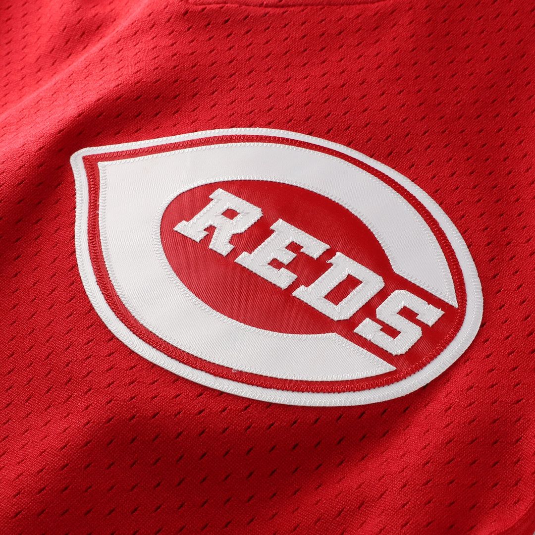 Cincinnati Reds Barry Larkin Mitchell & Ness Authentic Batting Practice Jersey - Red Team Jersey Sports Fan Apparel