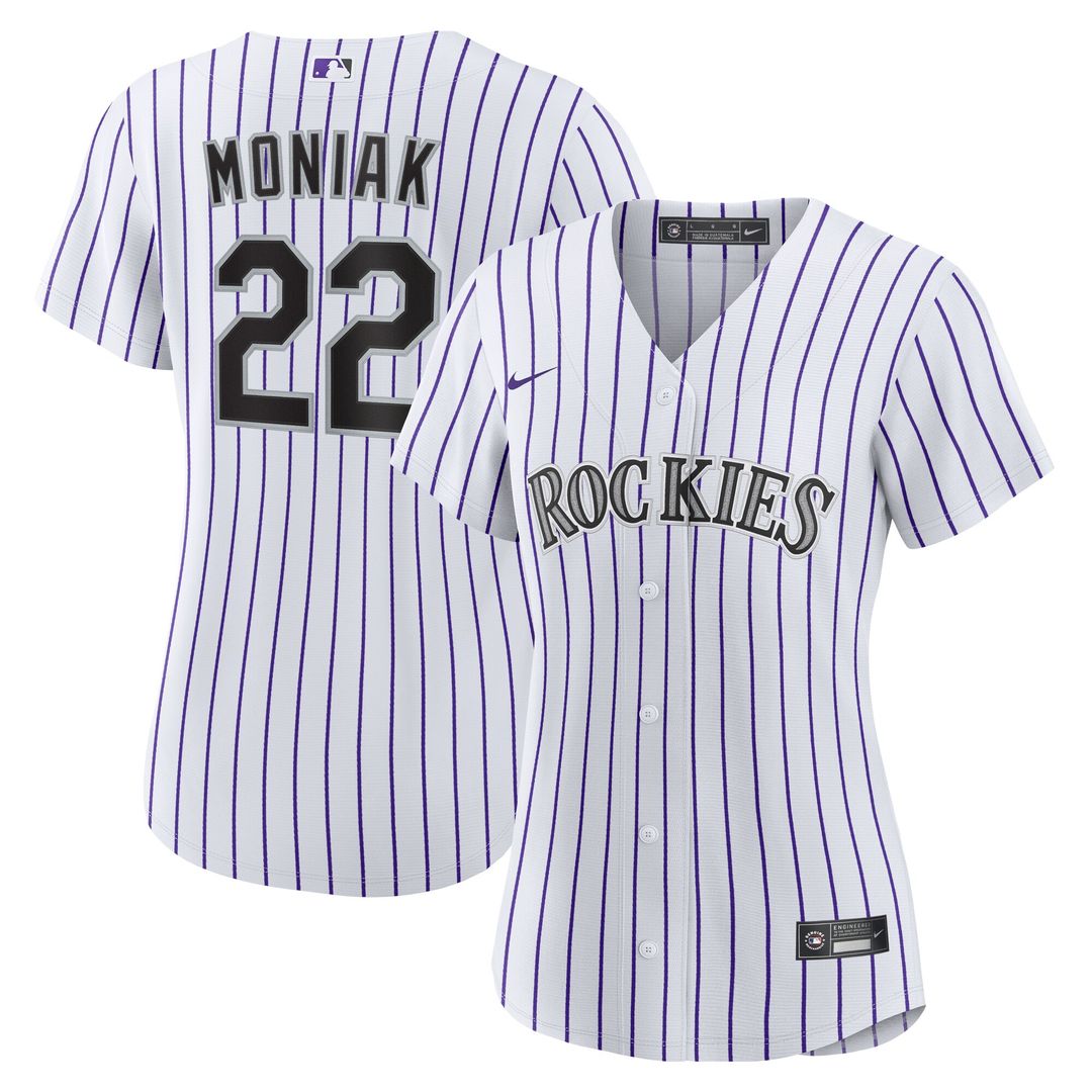 Colorado Rockies Mickey Moniak Nike Women's Home Replica Jersey - White Team Jersey Sports Fan Apparel