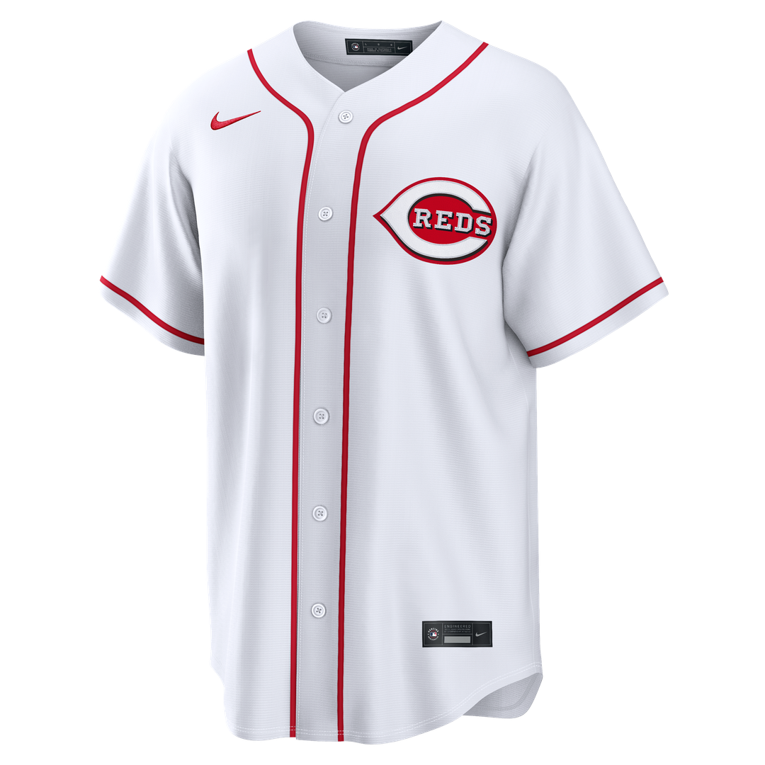 Cincinnati Reds Elly De La Cruz Nike Home Replica Jersey - White Team Jersey Sports Fan Apparel