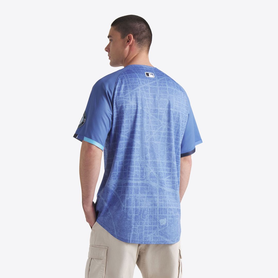 Washington Nationals Nike 2025 City Connect Limited Jersey - Blue Team Jersey Sports Fan Apparel