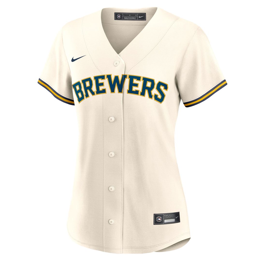 Milwaukee Brewers Blake Perkins Nike Women's Home Replica Jersey - Cream Team Jersey Sports Fan Apparel