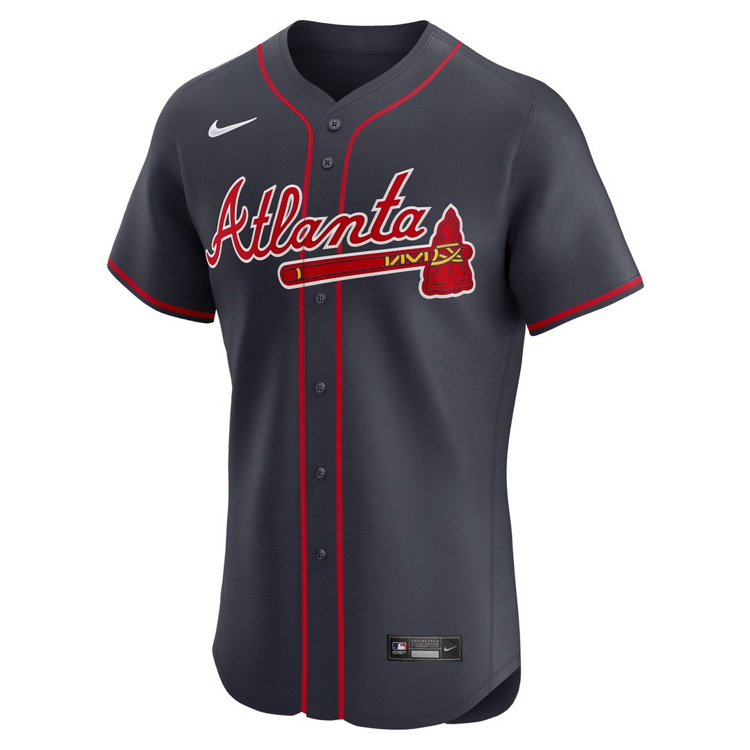 Atlanta Braves Nike Home Elite Jersey - White Team Jersey Sports Fan Apparel