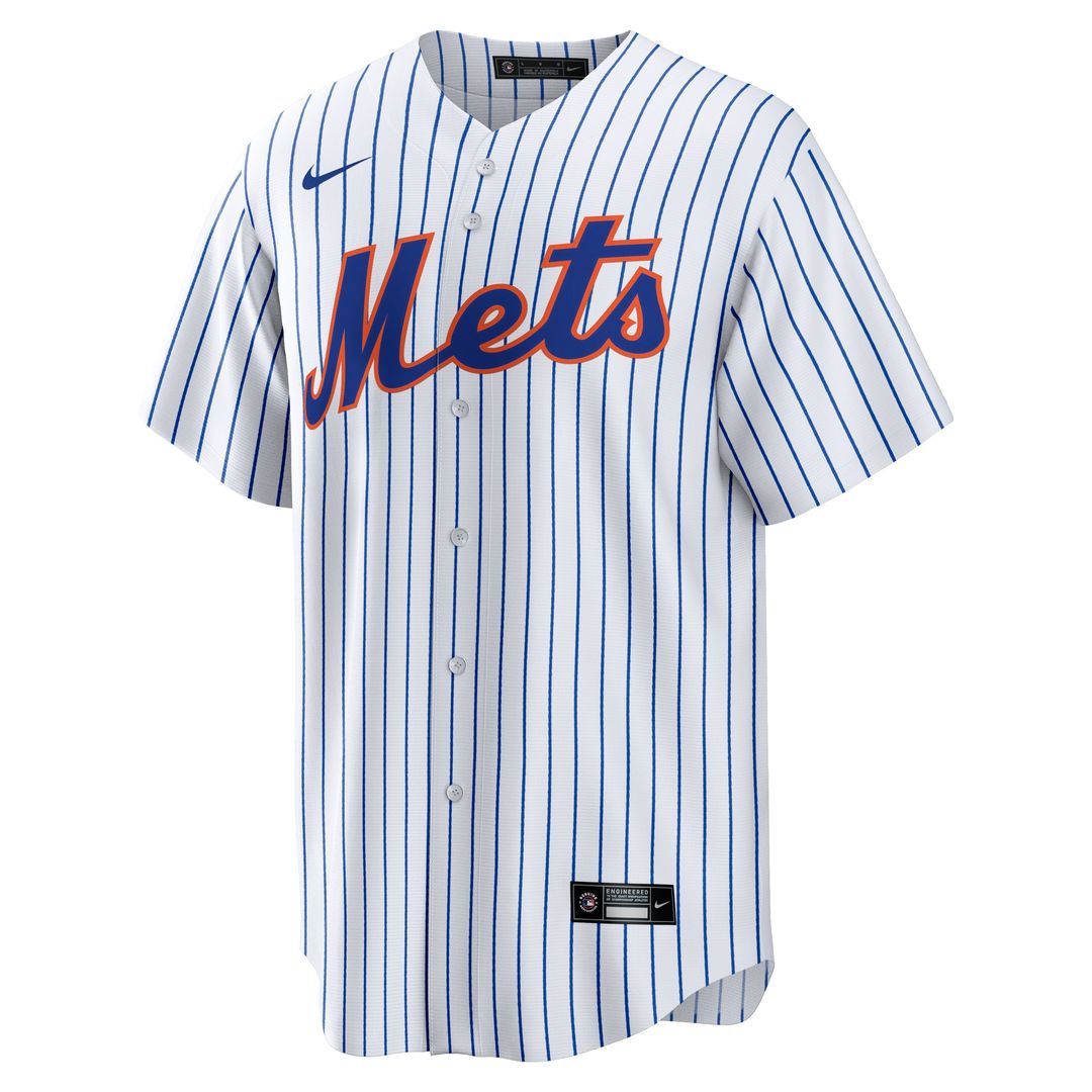 New York Mets Brandon Nimmo Nike Home Replica Jersey - White Team Jersey Sports Fan Apparel