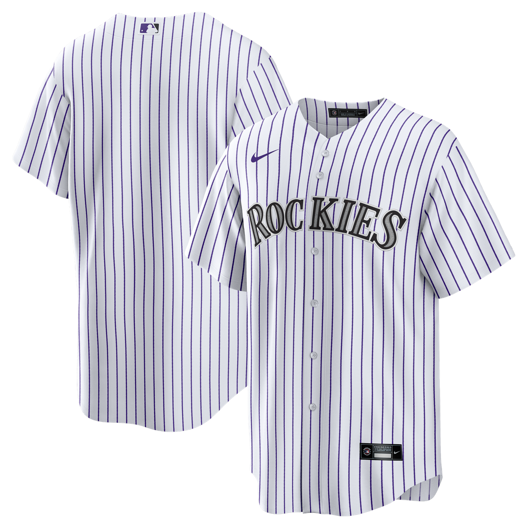Colorado Rockies Nike Home Big & Tall Replica Jersey - White Team Jersey Sports Fan Apparel