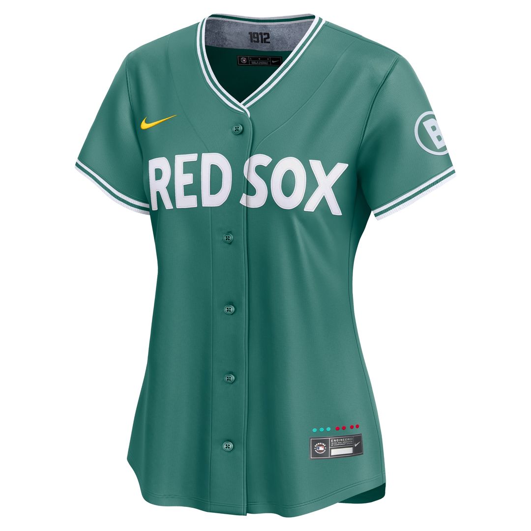 Boston Red Sox Nike Women's 2025 City Connect Limited Jersey - Green Team Jersey Sports Fan Apparel