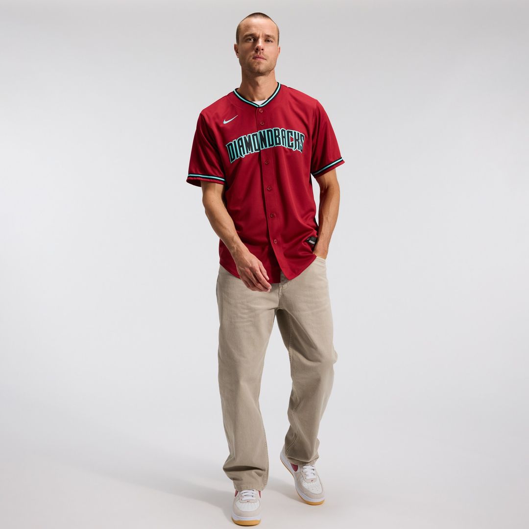 Arizona Diamondbacks Corbin Carroll Nike Alternate 2 Replica Jersey - Crimson Team Jersey Sports Fan Apparel