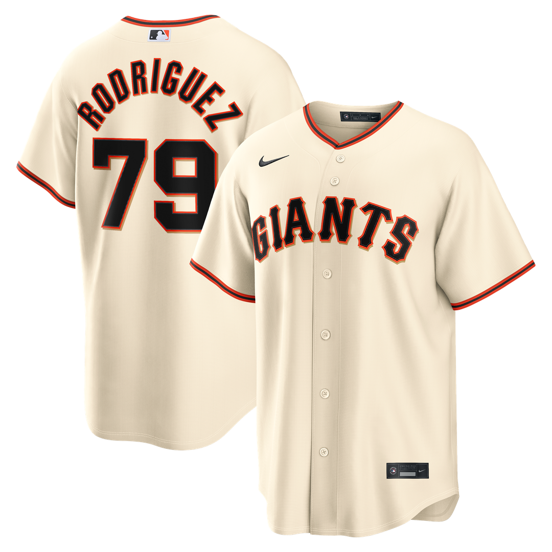 San Francisco Giants Jesus Rodriguez Nike Home Replica Jersey - Cream Team Jersey Sports Fan Apparel