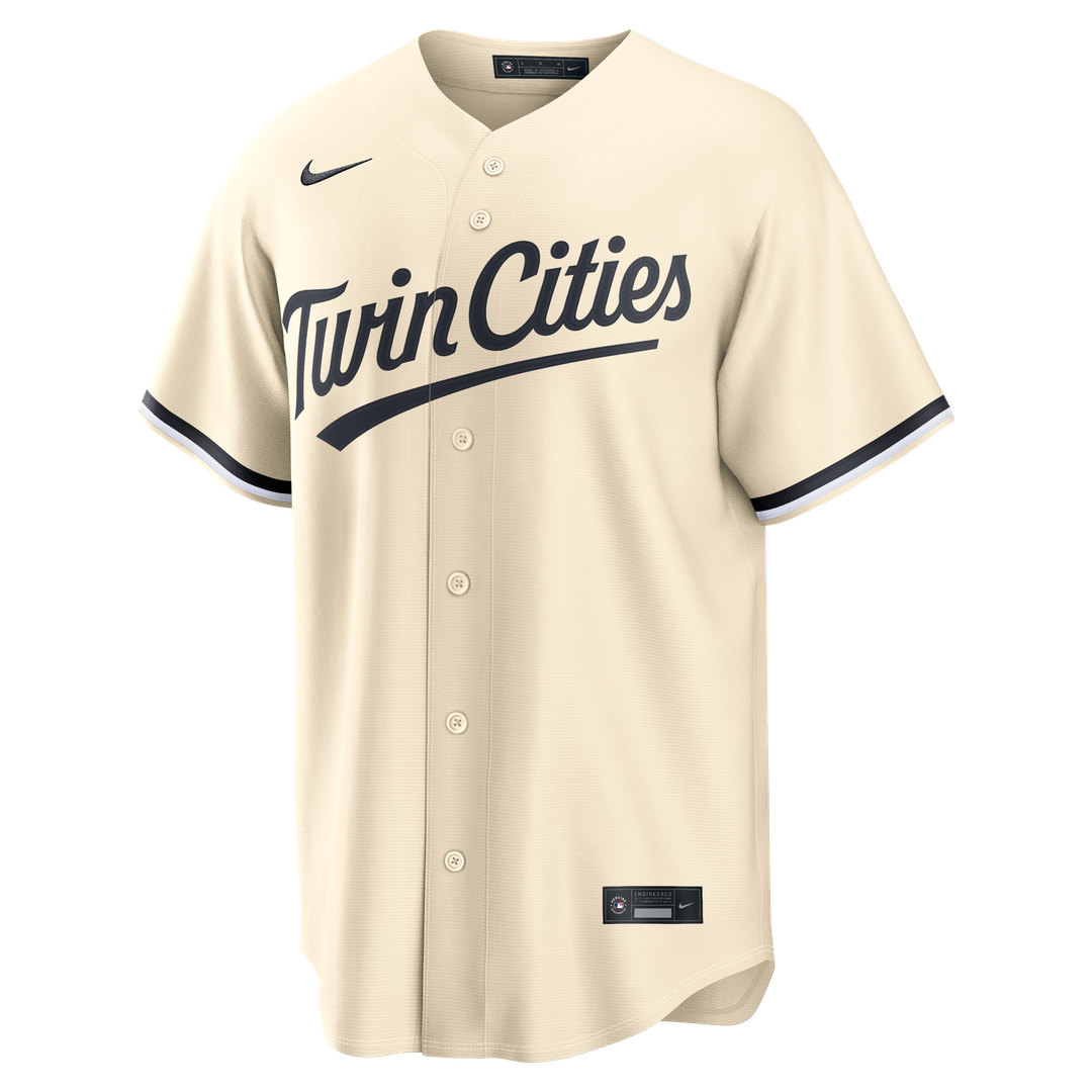 Minnesota Twins Nike Alternate Replica Jersey - Cream Team Jersey Sports Fan Apparel