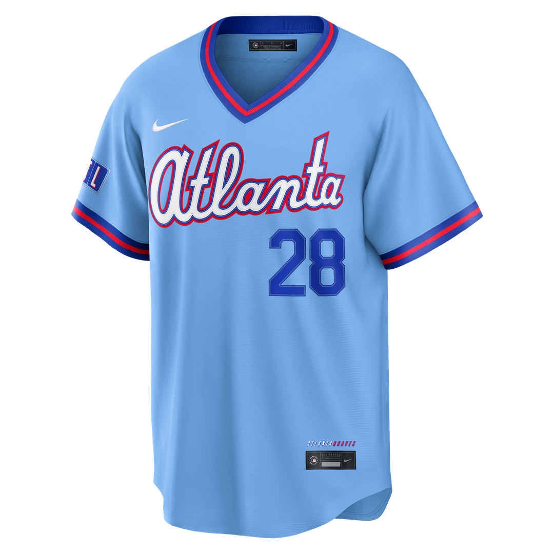 Atlanta Braves Matt Olson Nike 2026 City Connect Stadium Jersey - Powder Blue Team Jersey Sports Fan Apparel