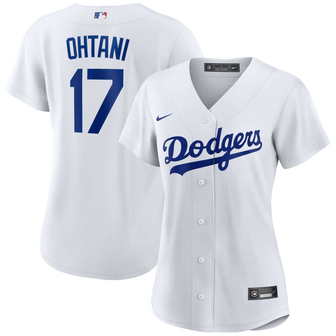 Los Angeles Dodgers Shohei Ohtani Nike Women's Home Replica Player Jersey - White Team Jersey Sports Fan Apparel