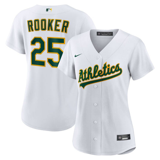 Athletics Brent Rooker Nike Women's Home Replica Jersey - White Team Jersey Sports Fan Apparel