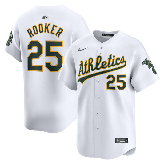 Athletics Brent Rooker Nike Home Limited Player Jersey - White Team Jersey Sports Fan Apparel