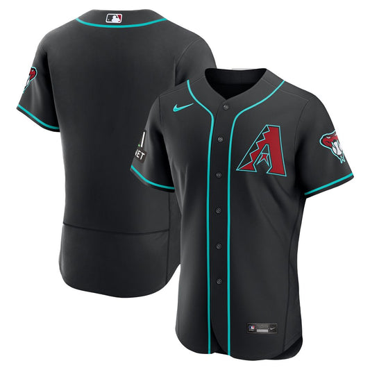 Arizona Diamondbacks Nike Alternate Authentic Jersey - Black Team Jersey Sports Fan Apparel
