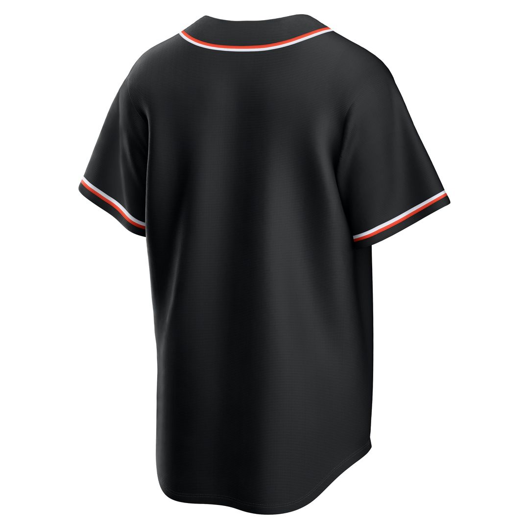 Baltimore Orioles Nike Fashion Replica Black Out Jersey Team Jersey Sports Fan Apparel
