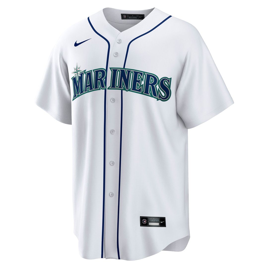 Seattle Mariners Cal Raleigh Nike Home Replica Player Jersey - White Team Jersey Sports Fan Apparel
