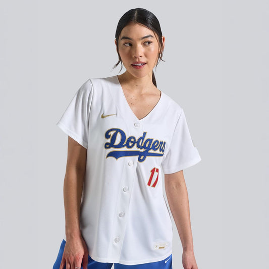 Los Angeles Dodgers Shohei Ohtani Nike Women's 2026 Gold Collection Stadium Jersey - White Team Jersey Sports Fan Apparel