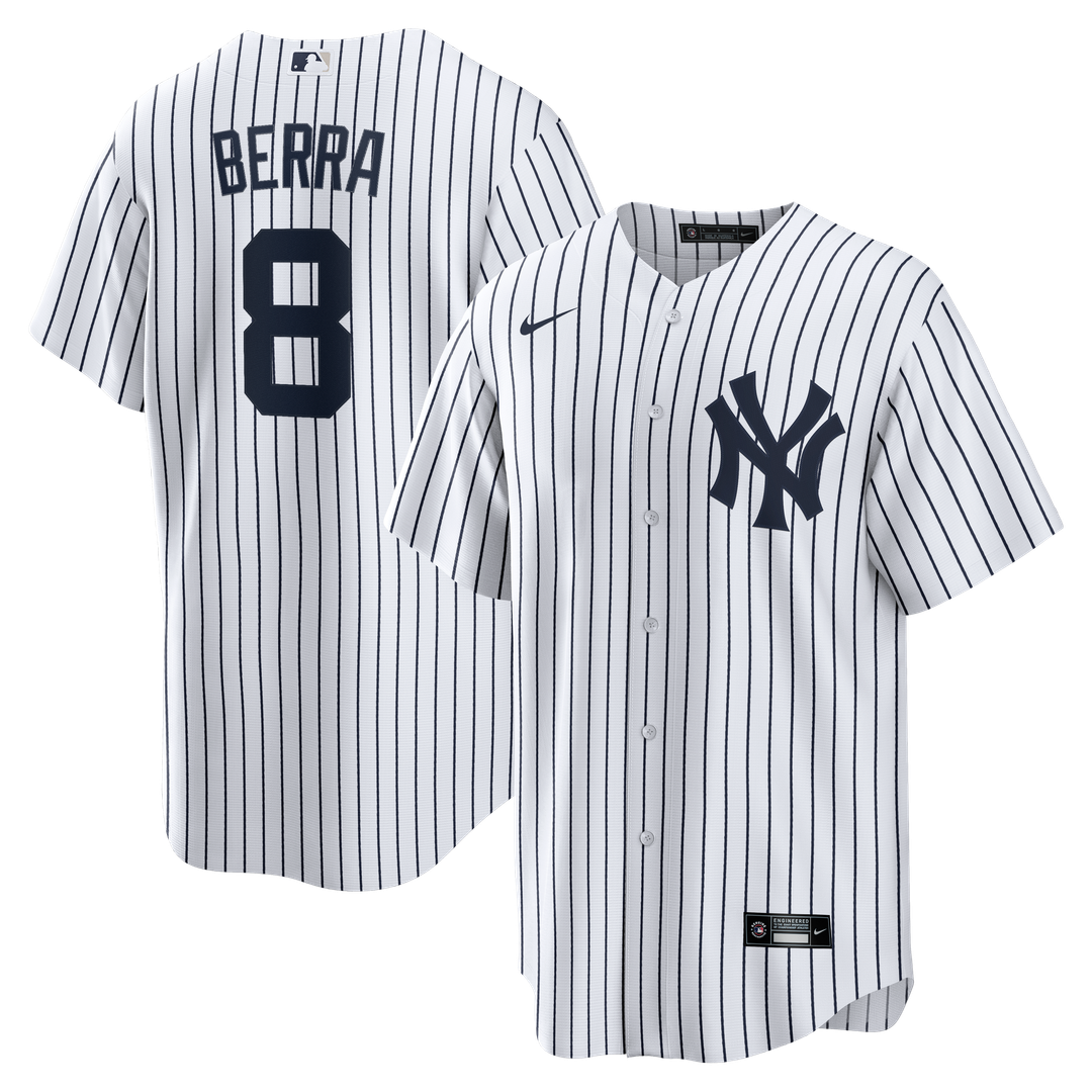 New York Yankees Yogi Berra Nike Home Retired Player Replica Jersey - White Team Jersey Sports Fan Apparel