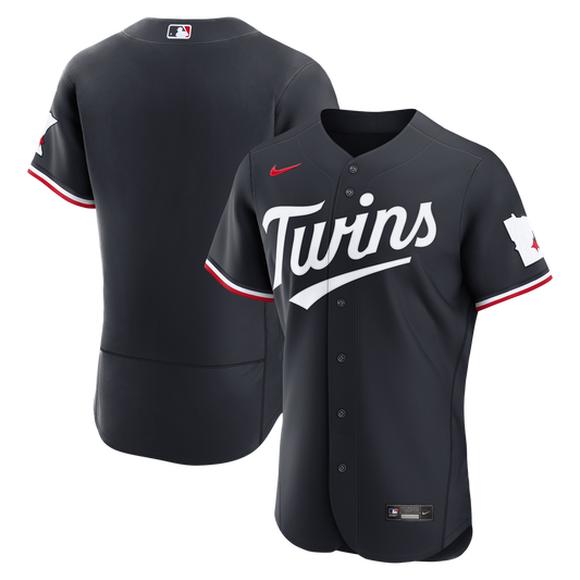 Minnesota Twins Nike Alternate Authentic Jersey - Navy Team Jersey Sports Fan Apparel