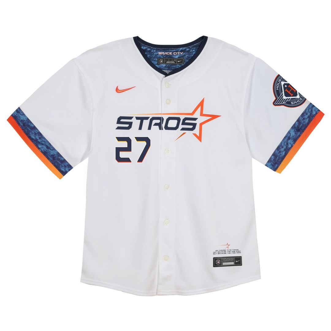 Houston Astros Jose Altuve Nike Toddler City Connect 2025 Limited Jersey - White Team Jersey Sports Fan Apparel
