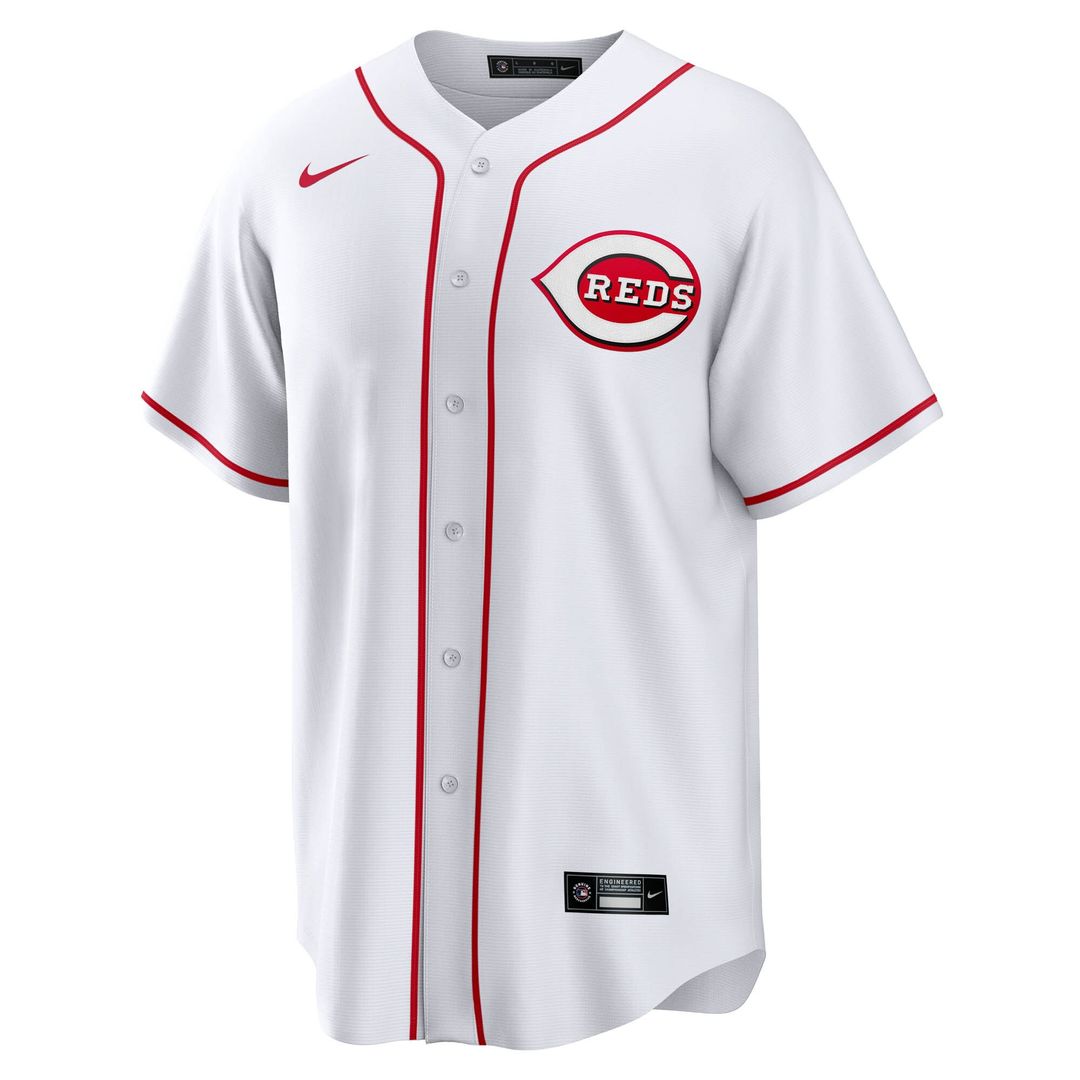 Cincinnati Reds Jose Trevino Nike Home Replica Jersey - White Team Jersey Sports Fan Apparel