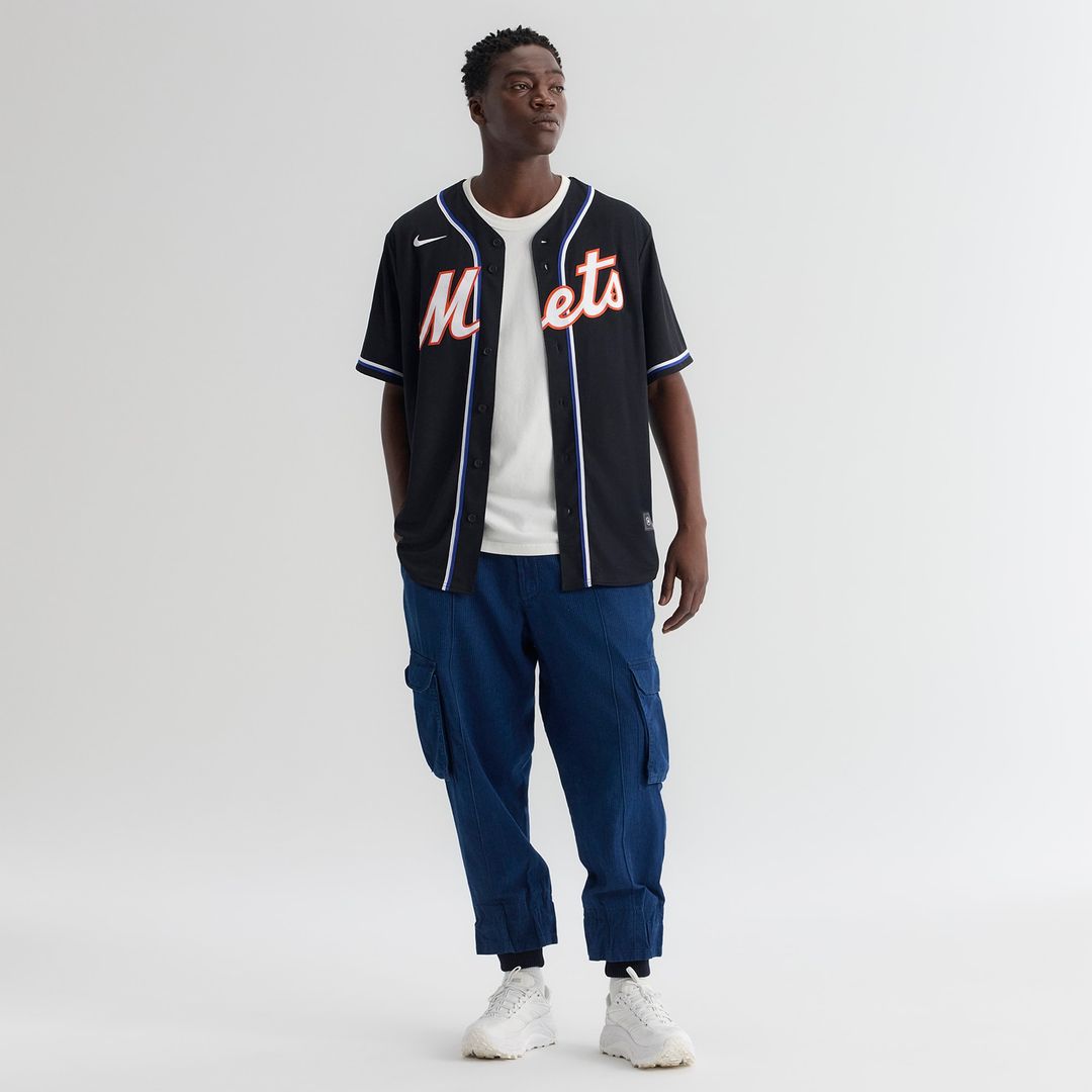 New York Mets Juan Soto Nike Fashion Replica Black Out Jersey Team Jersey Sports Fan Apparel
