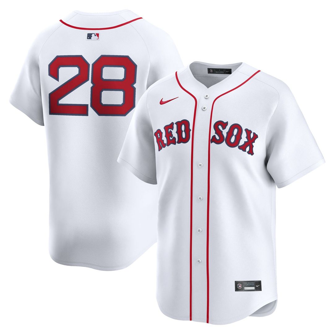 Boston Red Sox Kristian Campbell Nike Home Limited Jersey - White Team Jersey Sports Fan Apparel