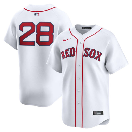 Boston Red Sox Kristian Campbell Nike Home Limited Jersey - White Team Jersey Sports Fan Apparel